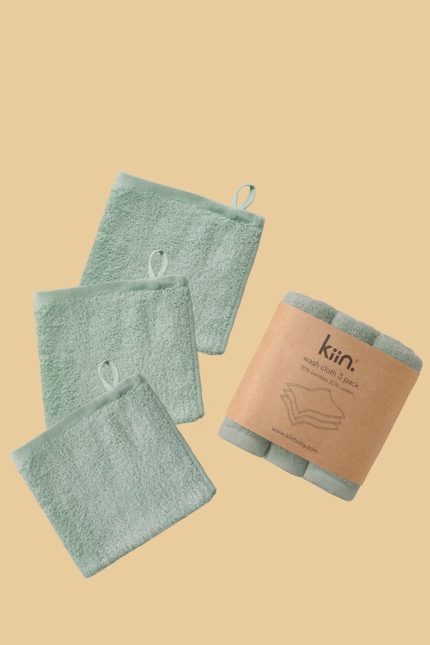 Kiin - Wash Cloths 3 Pack