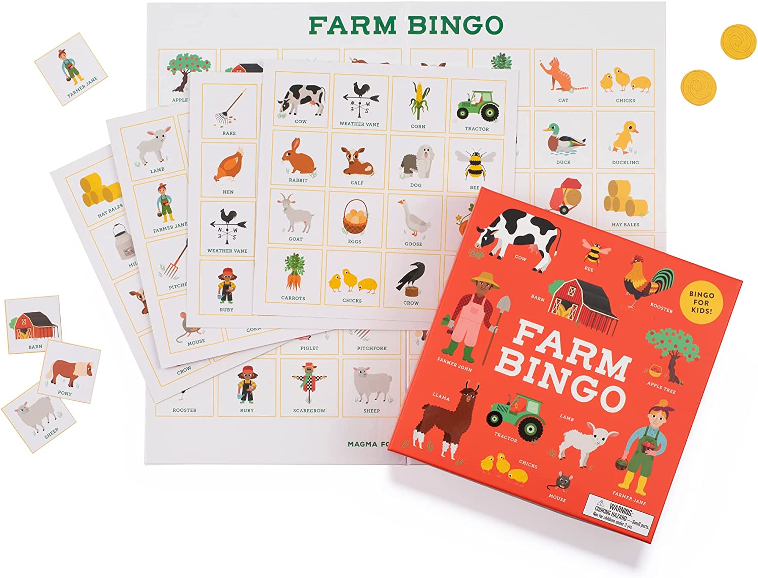 Educational - Farm Bingo Game - 腕時計用品