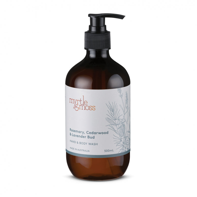 Myrtle & Moss - Hand & Body Wash 500ml - The Ivy Room Adelaide