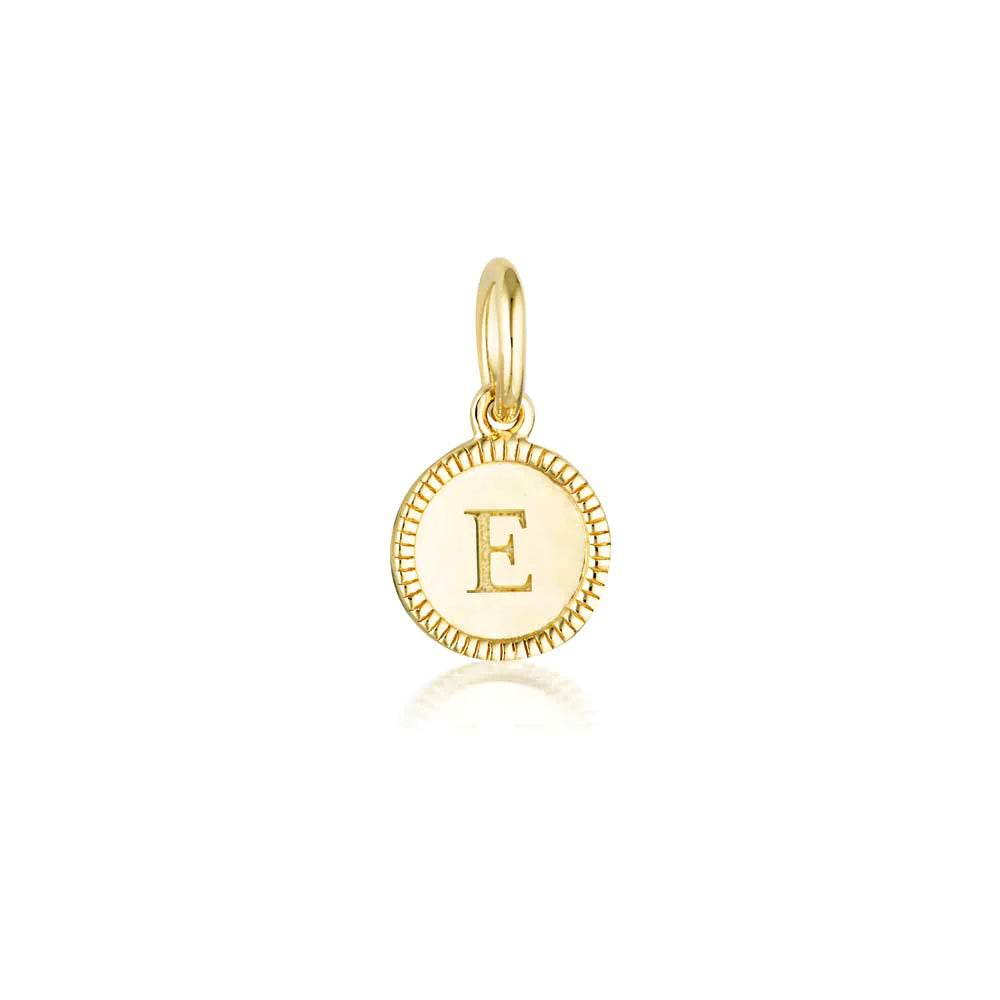 Linda Tahija - Initial Pendant Gold - The Ivy Room Adelaide