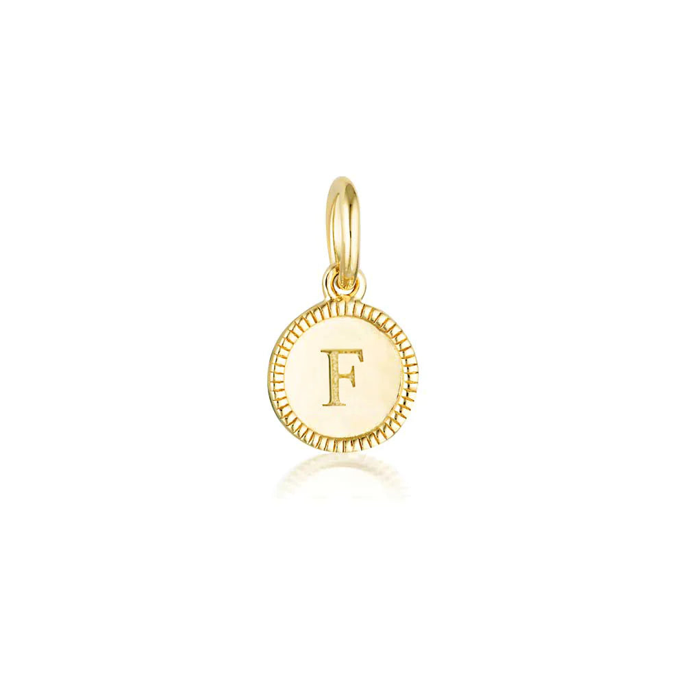 Linda Tahija - Initial Pendant Gold - The Ivy Room Adelaide