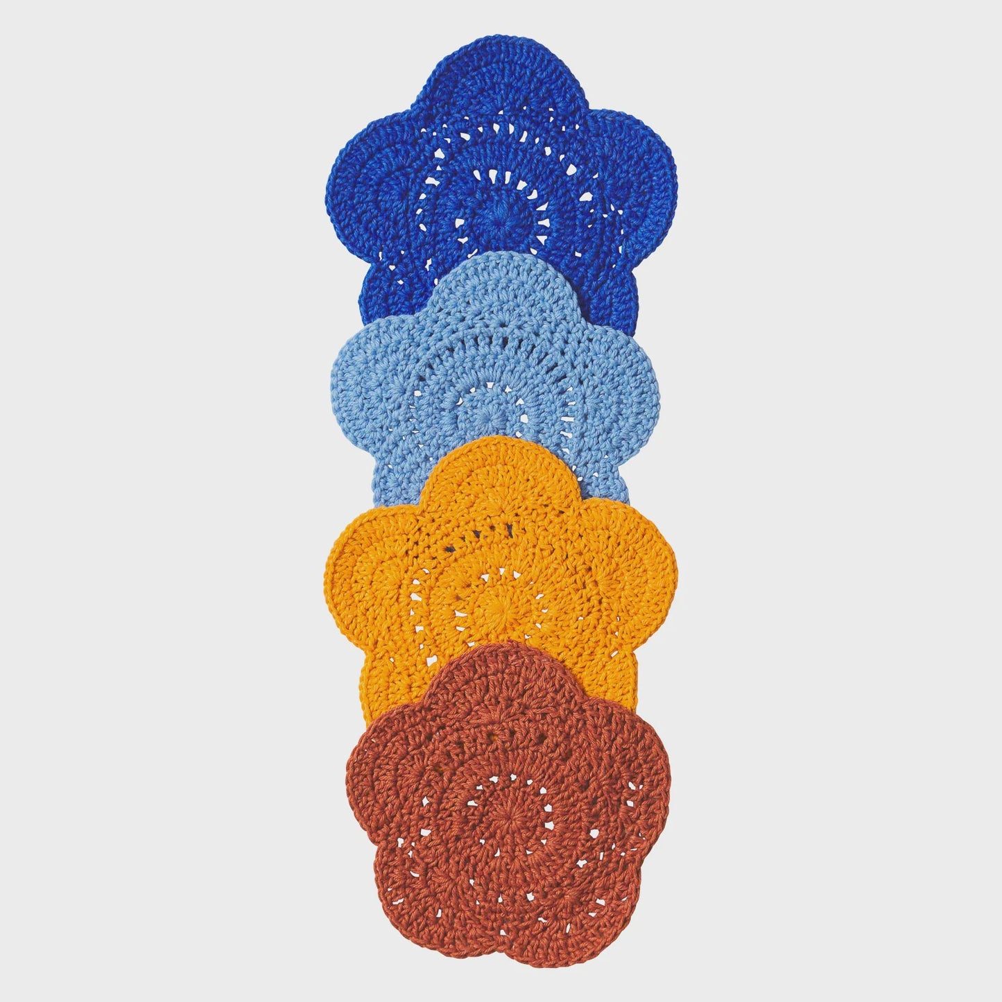 Sage x Clare - Chumo Crochet Coaster Set - Lapis - The Ivy Room Adelaide